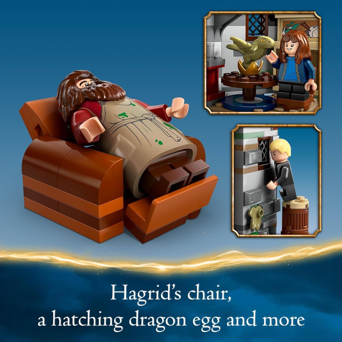 LEGO 76428 Harry Potter Hagrid’s Hut: an Unexpected Visit (896 Pieces)