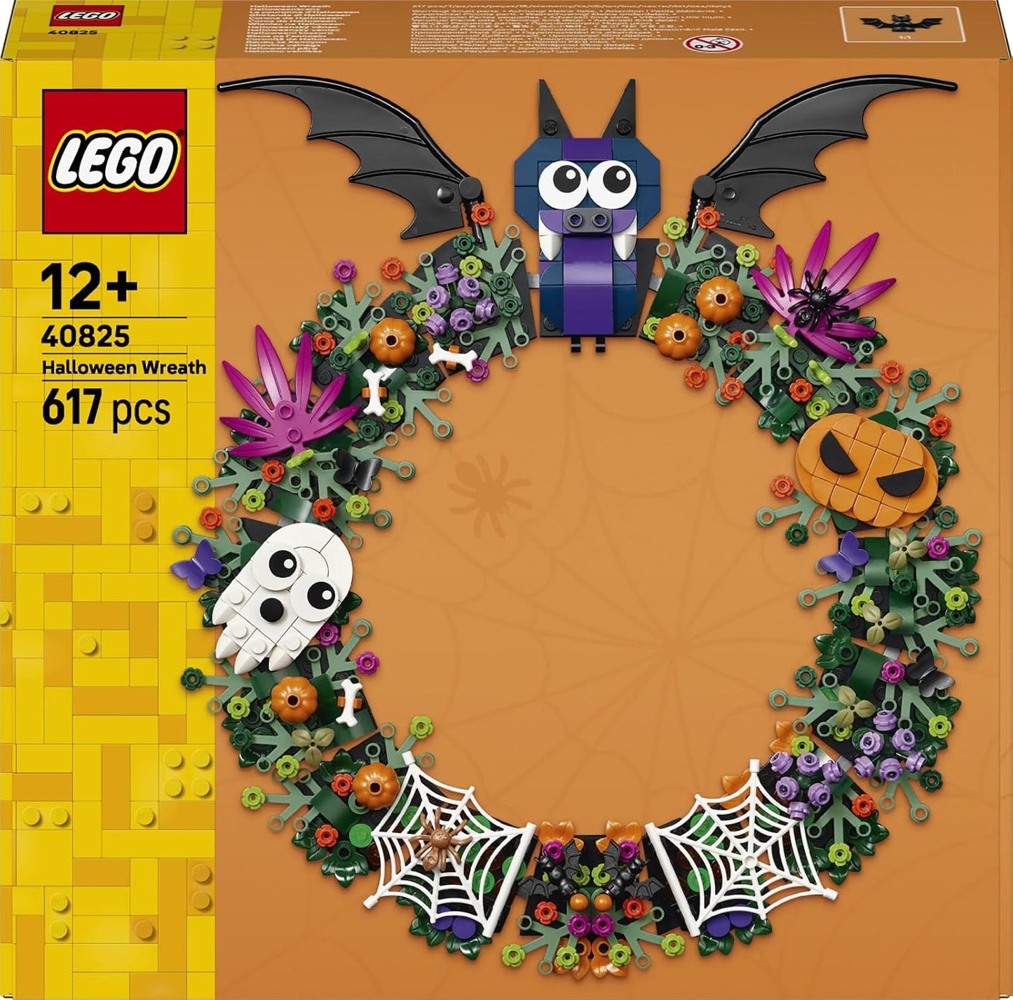 LEGO® Halloween Wreath 40825 Hanging Home Decoration, 617 Pieces