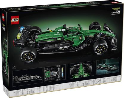 LEGO Technic 42240 Aston Martin Aramco AMR25 F1 Car 1:8 Scale Building Set for Adults, 1547 Pieces