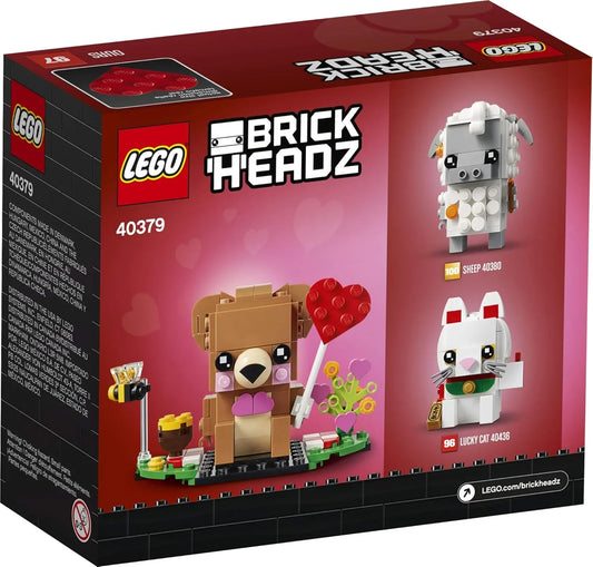 Brickheadz Valentine's Bear 40379 150 pcs Age 10+ - Jaiman Toys