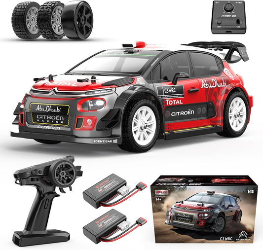 MJX 14303 Brushless RC Car – 1:14 4WD Rally & Drift Truck, 60 km/h High Speed RC Car for Adults, 1/14 Scale 4x4 Off Road RC Truck for Adults, 2.4GHz Remote Control Electric Powered Drift Car
