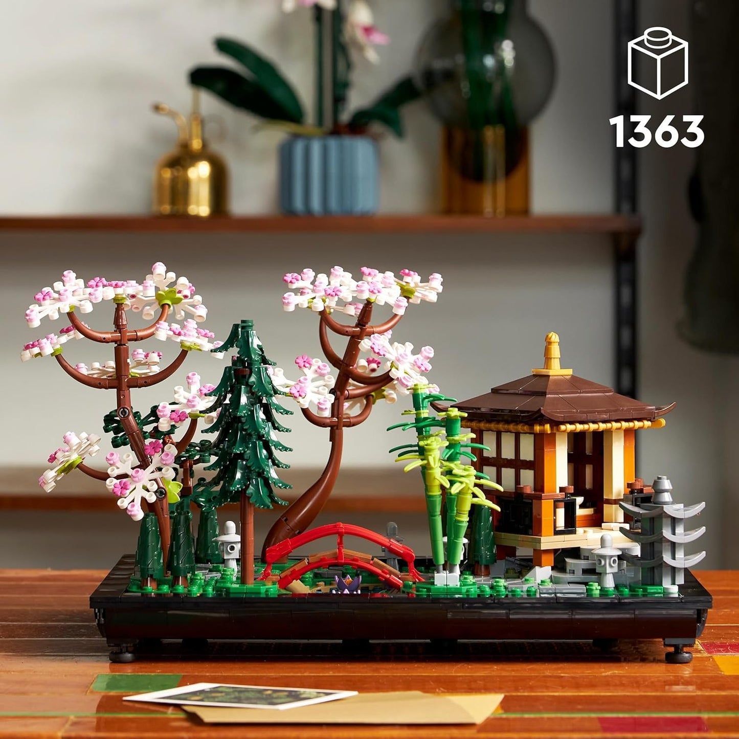 LEGO Icons Tranquil Garden 10315 Creative Building Set, A Gift Idea for Adult Fans of Japanese Zen Gardens and Meditation, Build-and-Display This Home Decor Set for The Home or Office