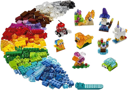 LEGO 11013 Classic Creative Transparent Bricks Building Set (500 Pieces)