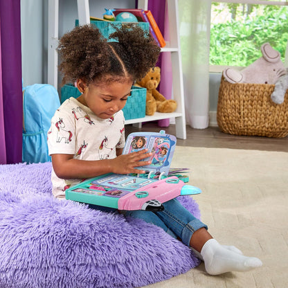 VTech Gabby's Dollhouse Cat-a-Vator Discovery Book | Interactive Learning Book with Stories, Music, Vocabulary & Lights for Kids 3+