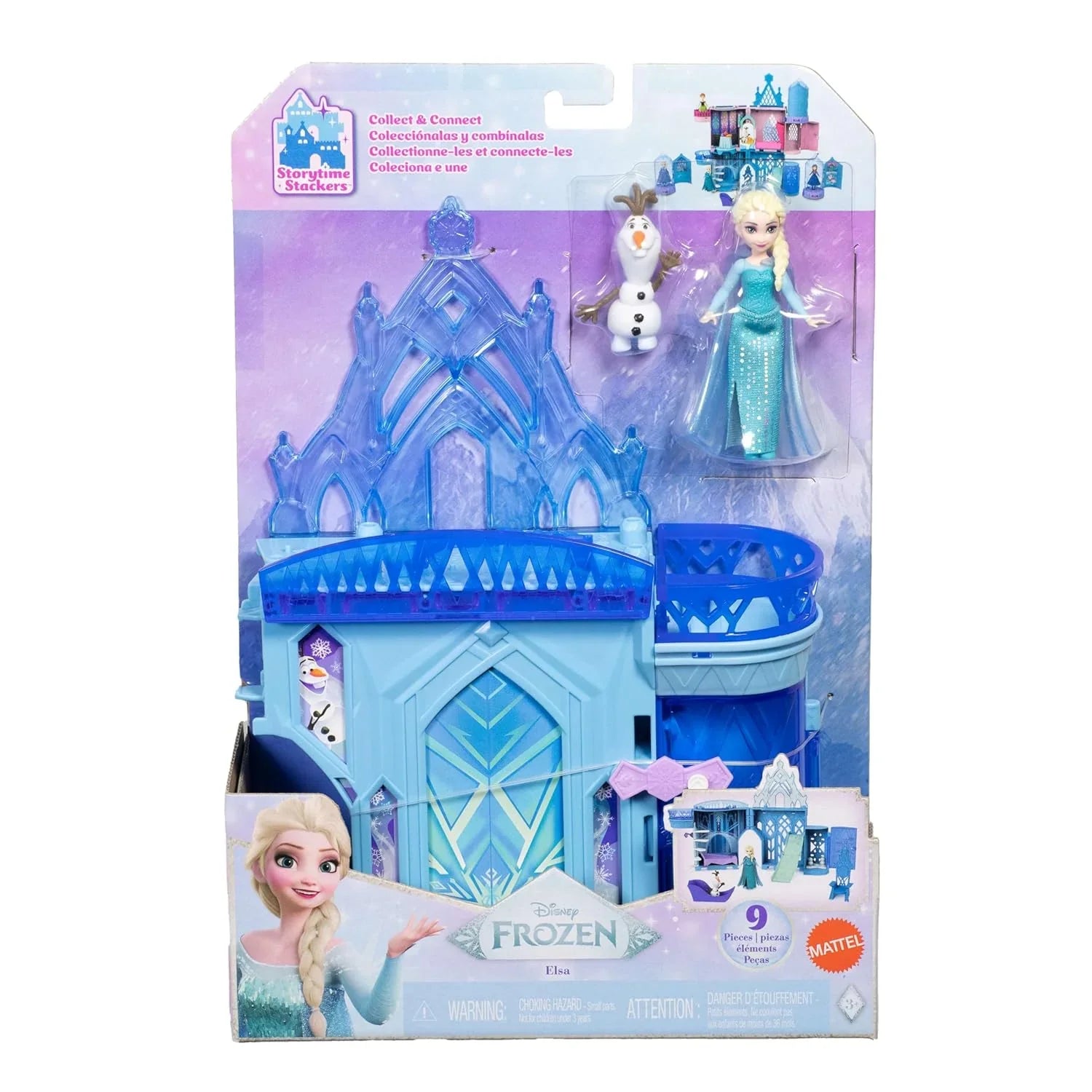 Disney Princess Frozen Storytime Stackers – Elsa Ice Palace Stackable Castle Set - Jaiman Toys