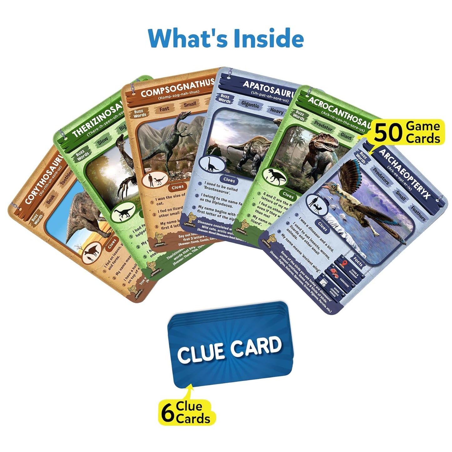 Skillmatics Card Game - Guess in 10 Dinosaurs, Perfect for Boys, Girls, Kids, and Families Who Love Toys, Board Games, Gifts for Ages 8, 9, 10 & Up