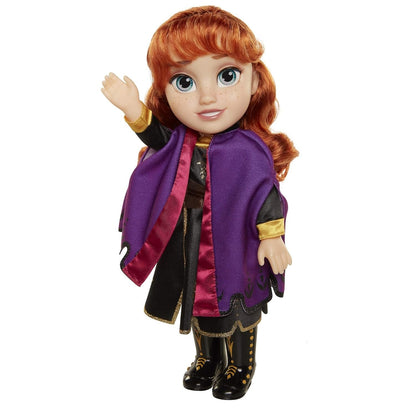 Disney's Anna Travel Doll: Journeying in Style with Violet Cape, Boots &amp; Unique Hairstyle - Ages 3+, 14 inches