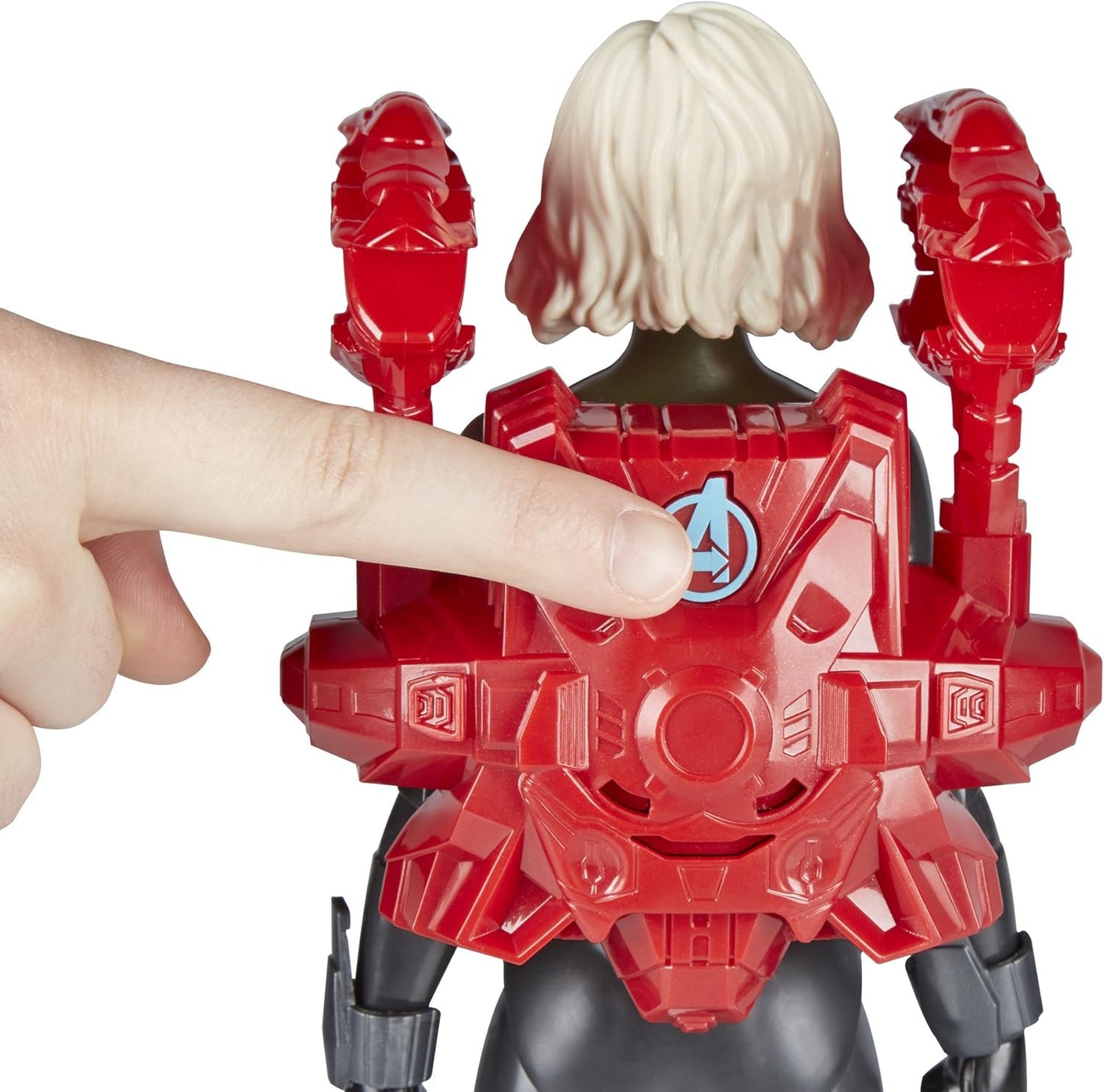 Marvel Avengers Infinity War Titan Hero Series Black Widow 12-Inch Action Figure with Power FX Port | Official Hasbro Superhero Toy