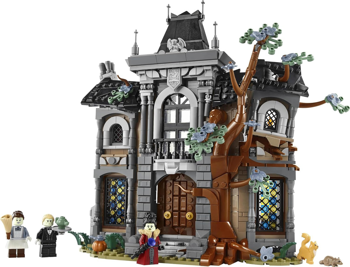 LEGO® Icons Mayor Manor 11383 – Eerie Mansion Decor | 1,420-Piece Model House Building Kit for Adults
