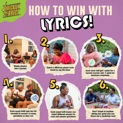 Lyrically Correct Revival: The Gospel Edition | Standalone Christian Music Card Game for Families, Church Groups & Adults