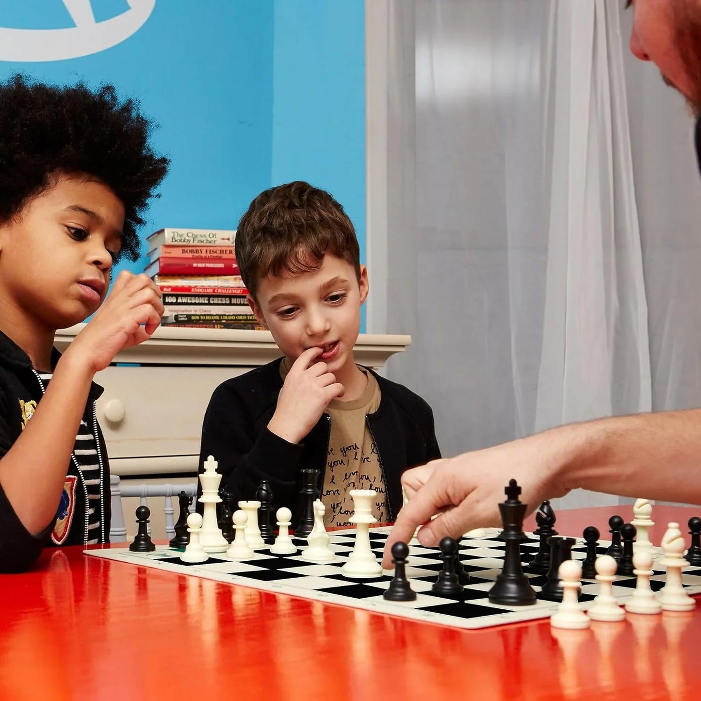 Ankit Toys 2-in-1 Chess & Snakes & Ladders Deluxe Game – 46×46 cm Board for Kids & Adults