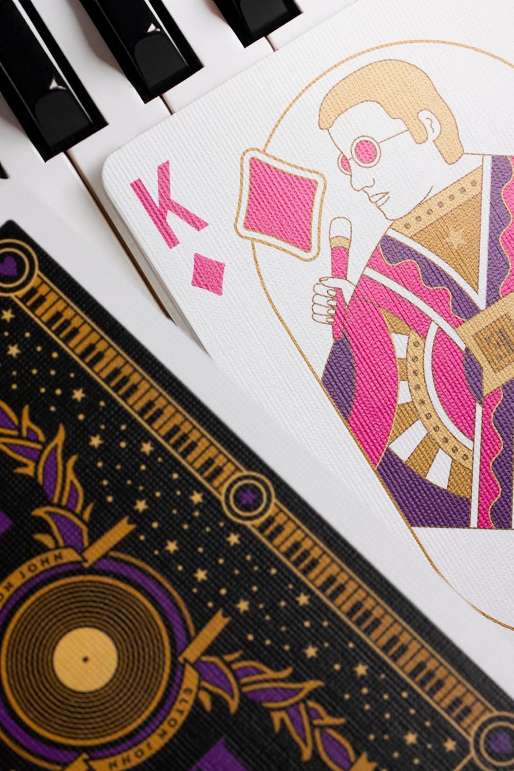 Bicycle Elton John Playing Cards – Collectible Deck with Holographic Foil Tuck Box