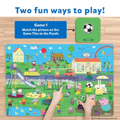 Skillmatics Peppa Pig Floor Puzzle & Game - Piece & Play, Jigsaw & Toddler Puzzles, Educational Toy, Gifts for Girls & Boys Ages 3, 4, 5, 6, 7 (48 Pieces, 3 x 2 feet)