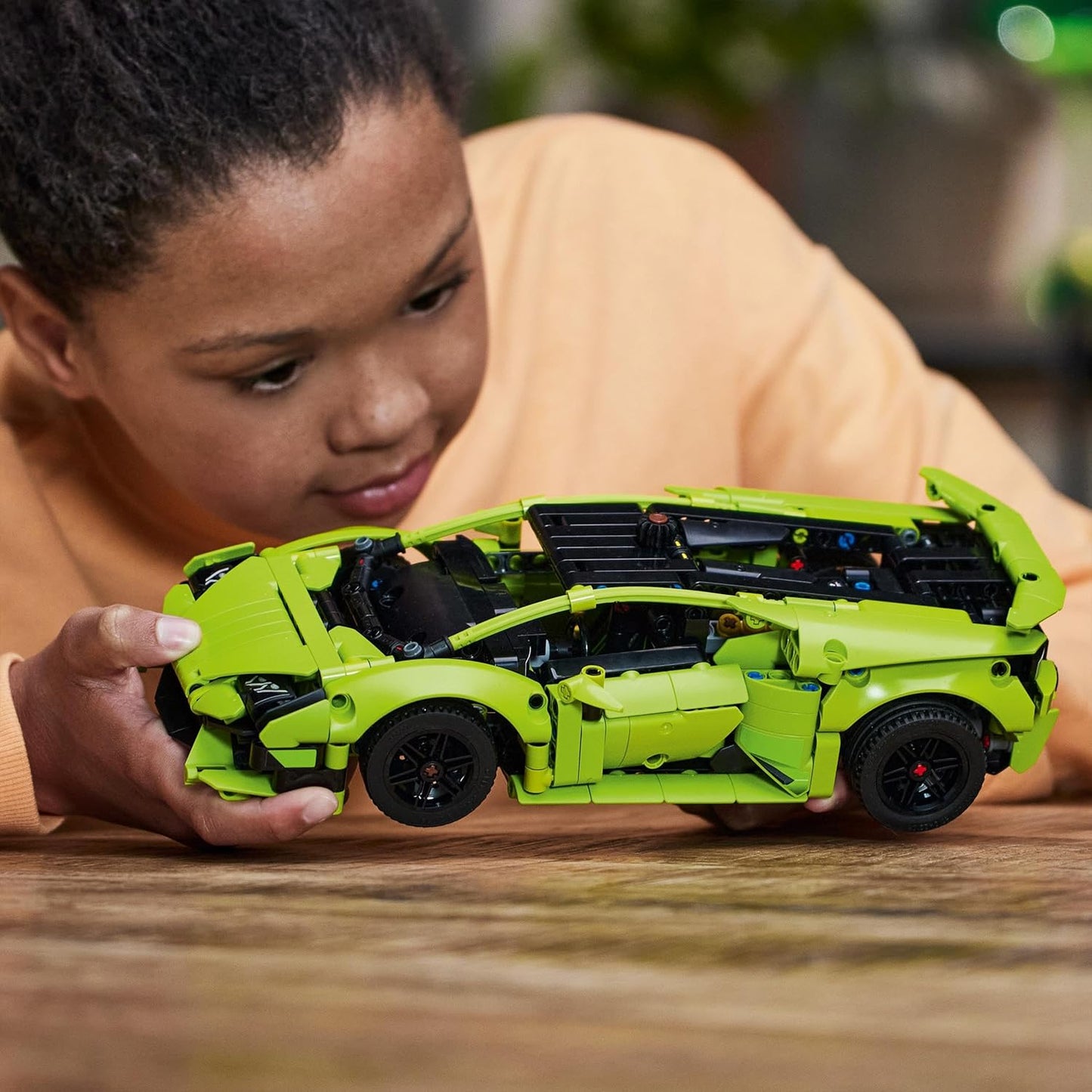 (Pre-Built) LEGO Technic Lamborghini Huracan Tecnica 42161 Building Toy Set for Kids Aged 9+ Who Love Super Sports Car Toys