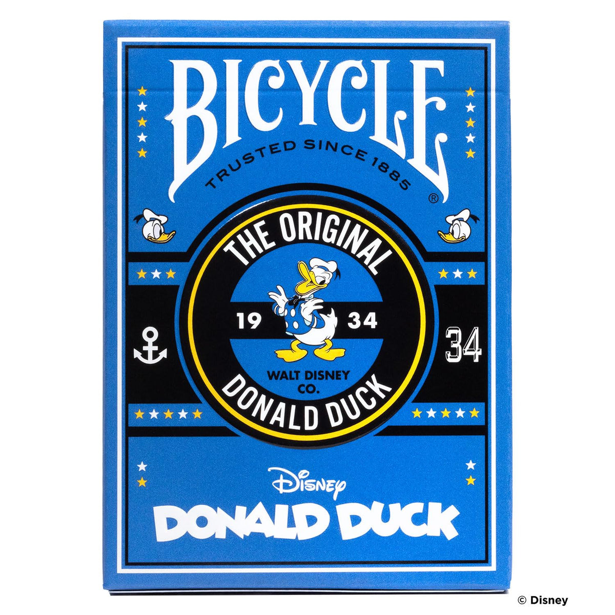 Bicycle Disney Classic Donald Duck Playing Cards – Collectible Blue Deck with Air-Cushion Finish