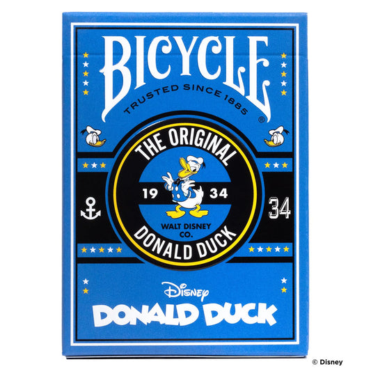 Bicycle Disney Classic Donald Duck Playing Cards – Collectible Blue Deck with Air-Cushion Finish