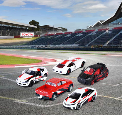 Majorette Japan Racer Die-Cast Car Set (5 Cars) | Toyota Licensed JDM Racing Models | Metal Body | 1:64 Scale | 3+ Years