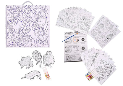 Scentos CleanColouring Markers and Gel Painting Enchanted Unicorn Set - Jaiman Toys