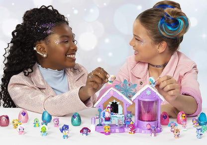 Hatchimals CollEGGtibles Glitter Sparkle Salon Playset for Kids 5+ and Above