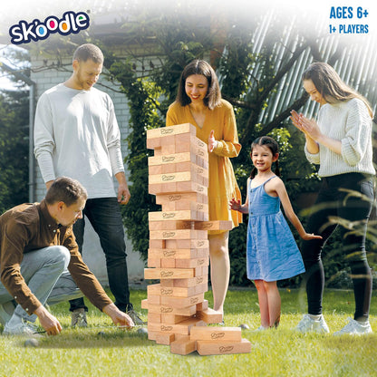Skoodle Stackrr Giant tumbling tower size