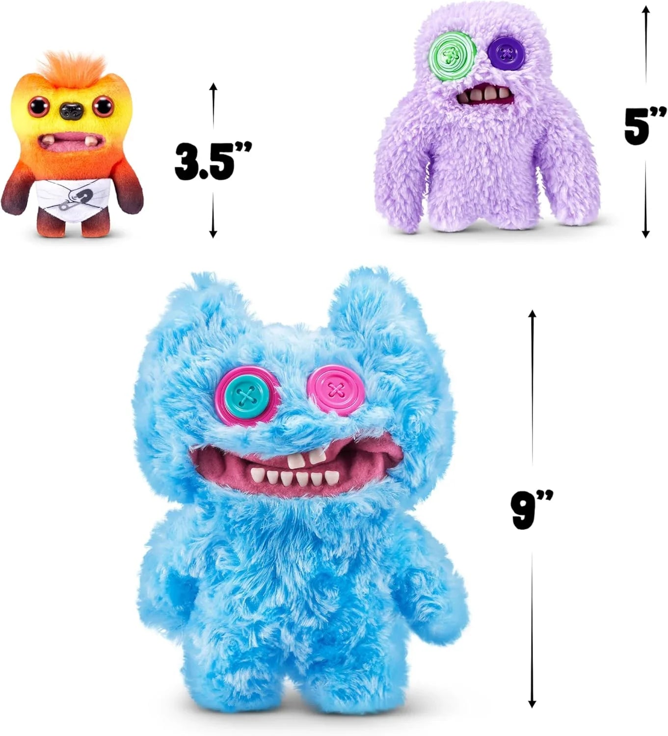 Fugger Family by ZURU Funny Ugly Monster, Plush, Collectible, Toy (Stinkface) - Jaiman Toys