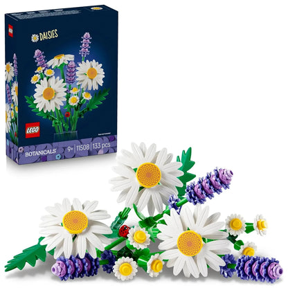 LEGO 11508  Botanicals Daisies - Flower Decor Building Set for Kids - Gift for Girls and Boys
