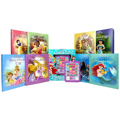 Disney Princess Dream Big Princess Me Reader Electronic Storybook & 8 Book Set by PI Kids | Interactive Reading Toy with Disney Princess Stories | Educational Learning Gift for Toddlers & Kids