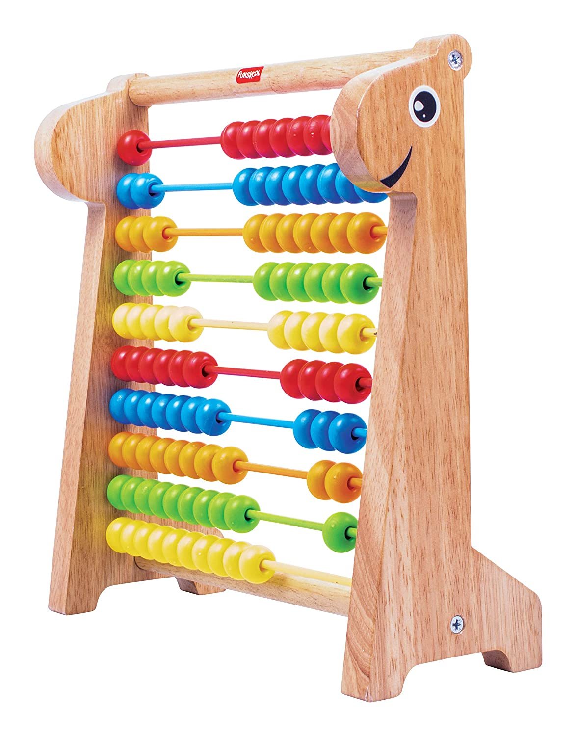 Giggles - Abacus, Multicolour Wooden Educational Toy, Early Math Skills, 3 Years &amp; Above, Preschool Toys (1 pieces)