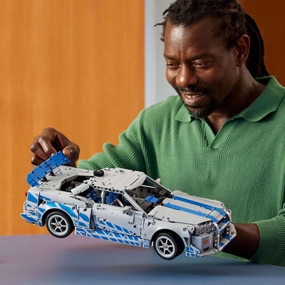 LEGO 42210 Technic 2 Fast 2 Furious Nissan Skyline GT-R (R34) Car Building Set (1410 Pieces)