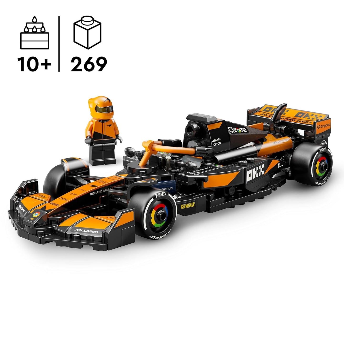 LEGO 77251 Speed Champions McLaren F1 Team MCL38 Race Car