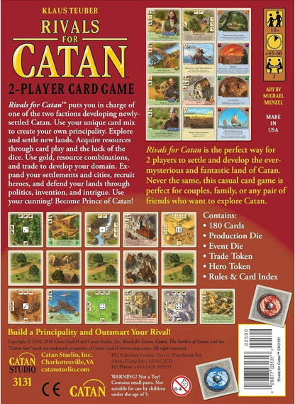 Rivals for Catan Card Game – 2 Player Strategy Game of Settlement, Trade & Conflict - Jaiman Toys