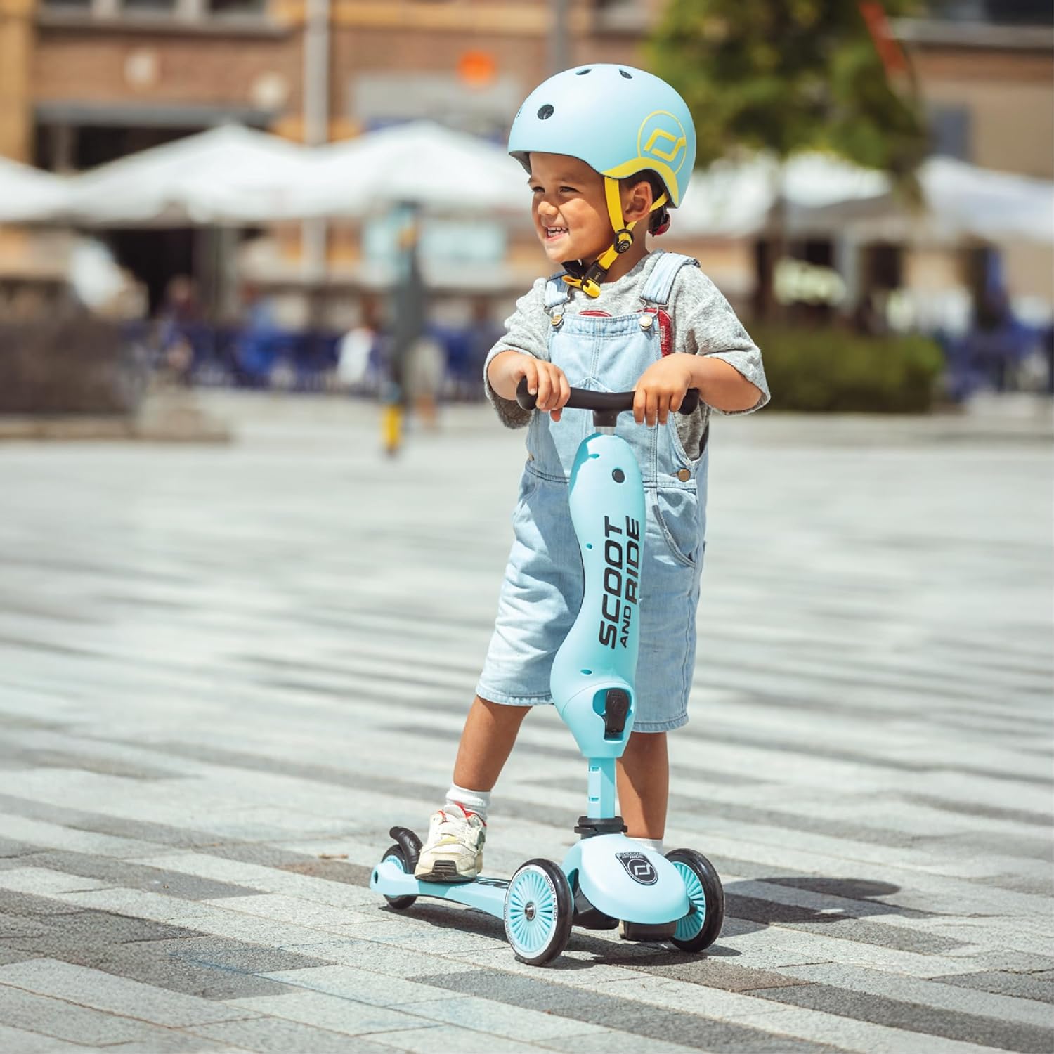 Scoot & Ride 2-in-1 Kids Scooter with Adjustable Seat & Handlebar