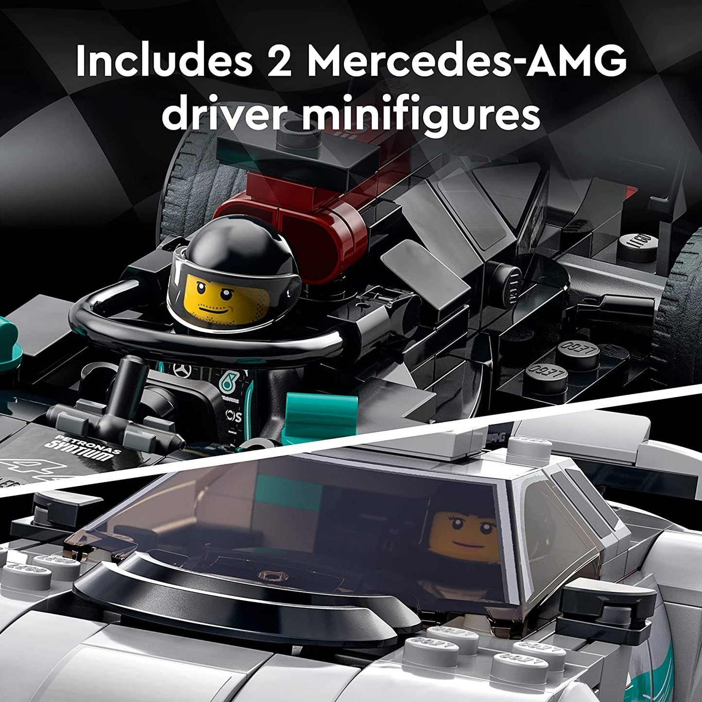 LEGO Speed Champions Mercedes-AMG F1 W12 E Performance &amp; Mercedes-AMG Project One