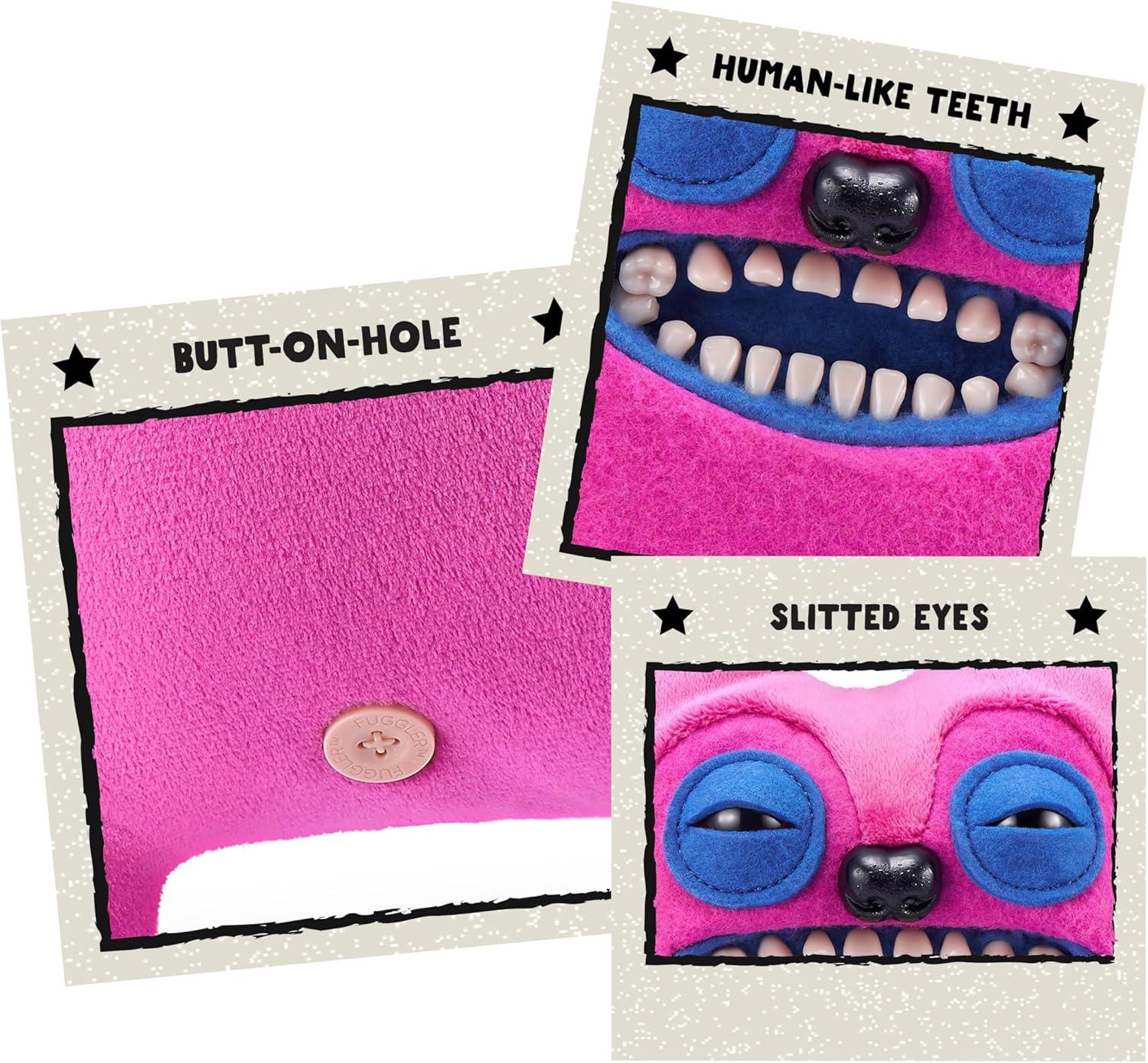 Gold Fuggs by ZURU Funny Ugly Monster, Plush, Collectible, Toy (Greedy Grinner - Pants) - Jaiman Toys