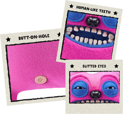 Gold Fuggs by ZURU Funny Ugly Monster, Plush, Collectible, Toy (Greedy Grinner - Pants) - Jaiman Toys