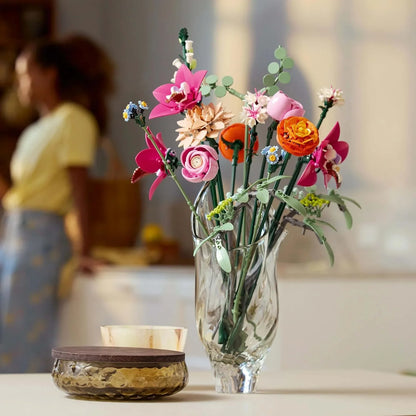 LEGO 10342 Botanicals Pretty Pink Flower Bouquet Set (749 Pieces)