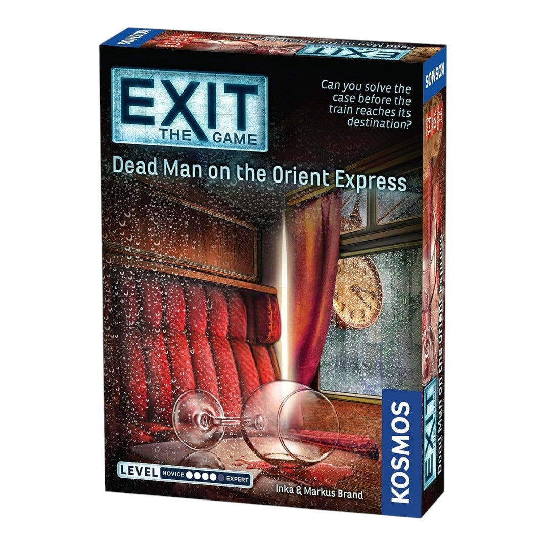 EXIT: Dead Man on the Orient Express Escape Room Board Game | Mystery Puzzle Game for 1-4 Players | Ages 12+ | Kosmos