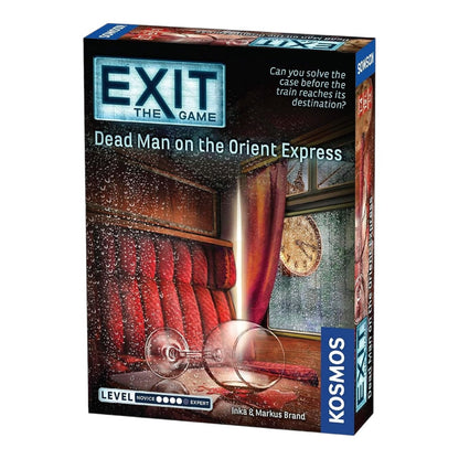 EXIT: Dead Man on the Orient Express Escape Room Board Game | Mystery Puzzle Game for 1-4 Players | Ages 12+ | Kosmos