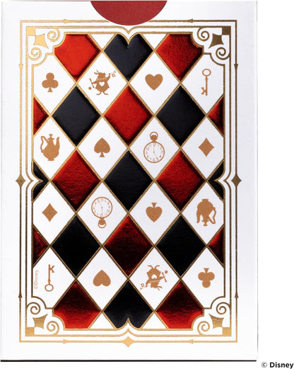Bicycle Disney Alice in Wonderland Playing Cards – Collectible Deck with Air-Cushion Finish & Gold Foil Box
