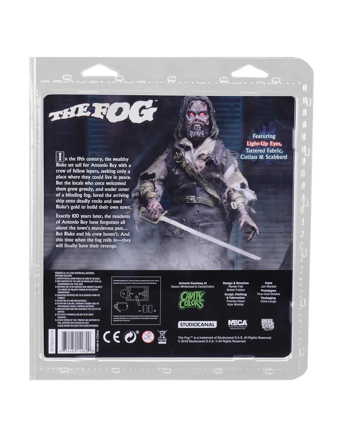 NECA The Fog Captain Blake 8" Clothed Action Figure - Jaiman Toys