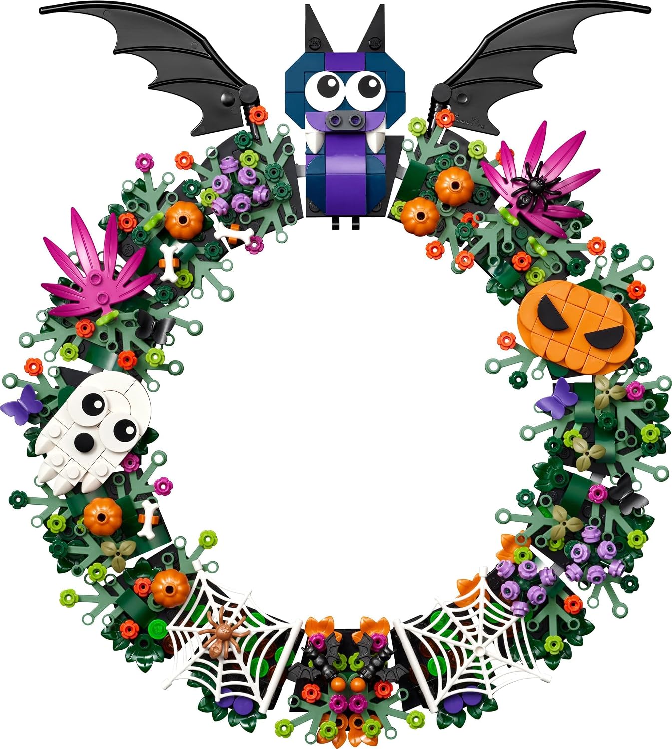 LEGO® Halloween Wreath 40825 Hanging Home Decoration, 617 Pieces