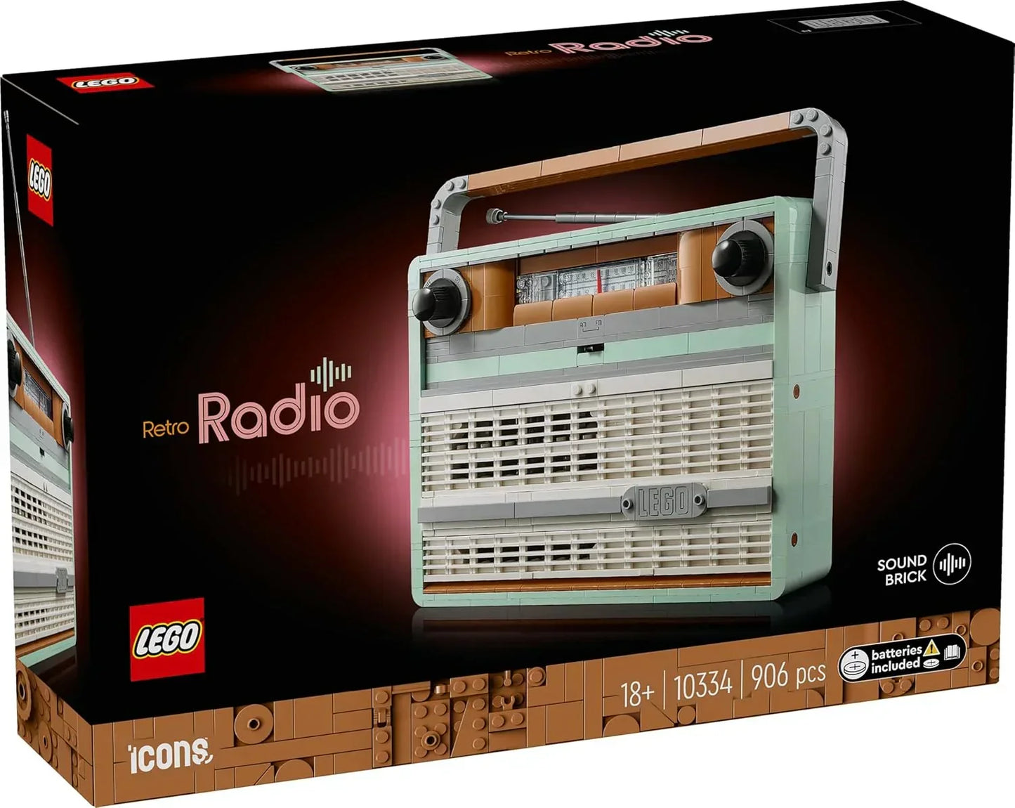 LEGO icons 10334 Retro Radio