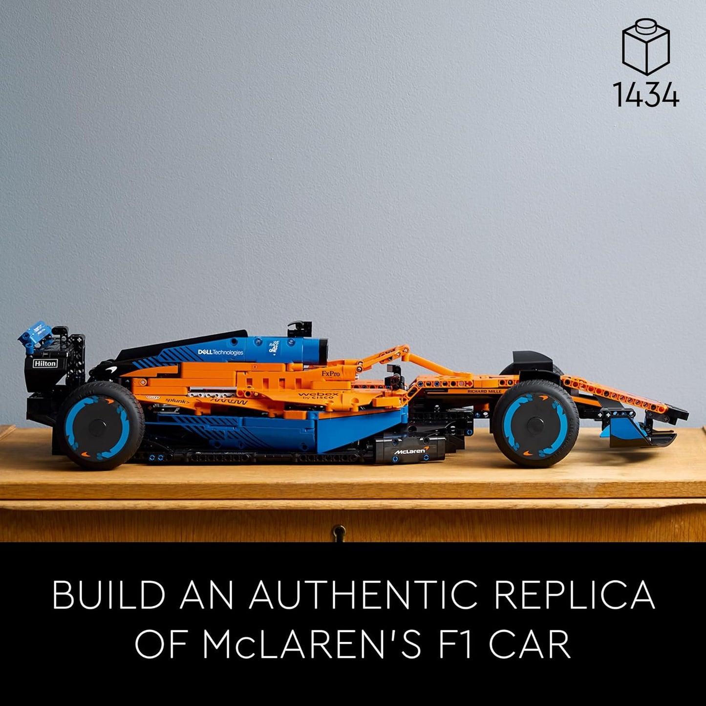 LEGO 42141 McLaren Formula 1 Race Car Model (1,434 Pieces)