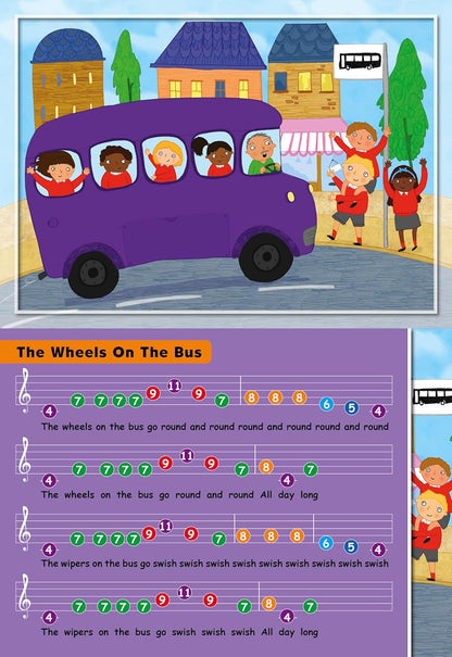 Old MacDonald and Other Play Along Songs | Musical Sound Book with Electronic Keyboard for Kids