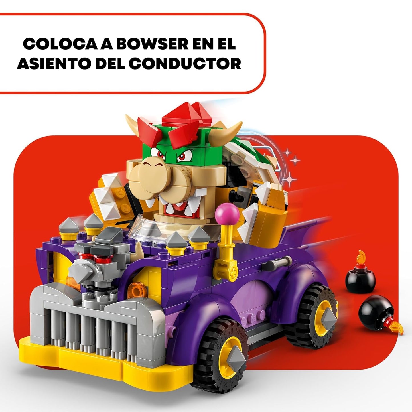 LEGO 71431 Super Mario Bowsers Monster Truck - Expansion Set, Car Toy with Bowser Figure for Boys and Girls, Set with One Character, Gamer Gift for Children from 8 Years