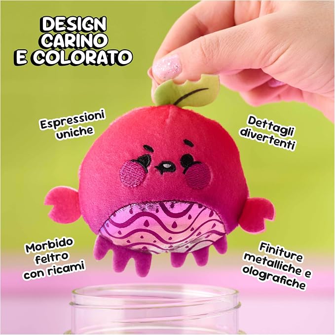 Magic Jellykins Mini Surprise Plush Toy, Mystery Collectible Soft Stuffed Character in Surprise Pack, Cute Magic Toy for Kids, 1 Random Piece, Ages 5 Years+