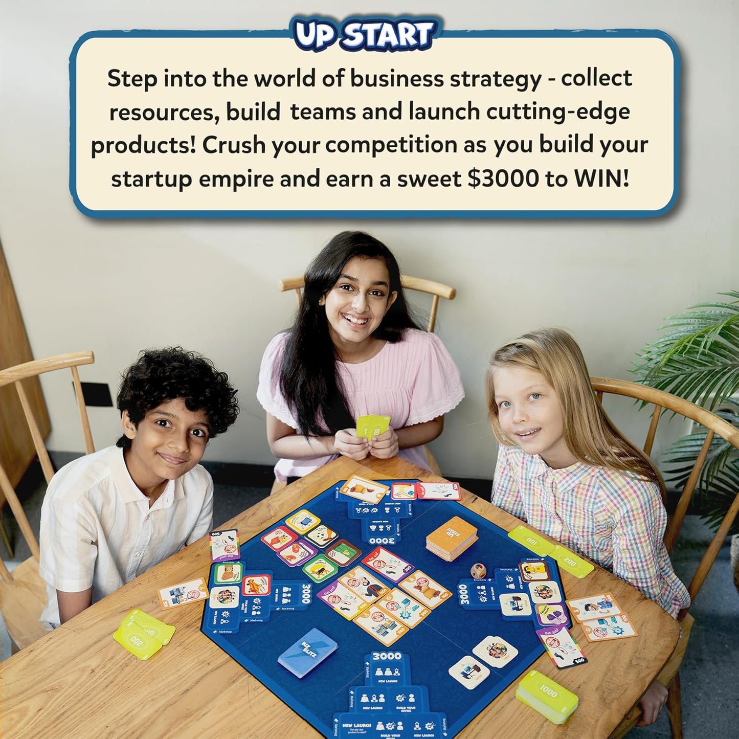 Skillmatics Board Game - Up Start, Entrepreneurship and Business Strategy Game for Kids, Teens and Adults, Fun for Family & Friends, Game Night, Gifts for Boys and Girls Ages 7, 8, 9 and Up