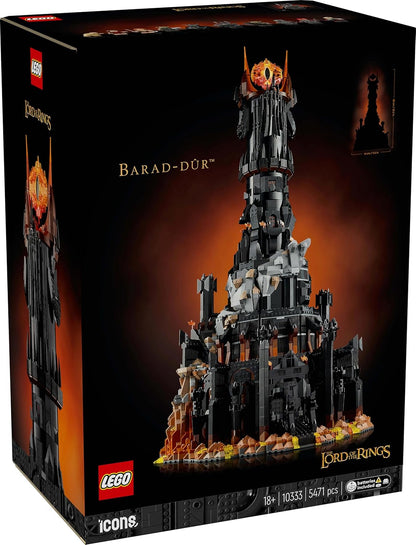 LEGO Icons The Lord of The Rings: Barad-dûr 10333 Building Blocks for 18+ Gift
