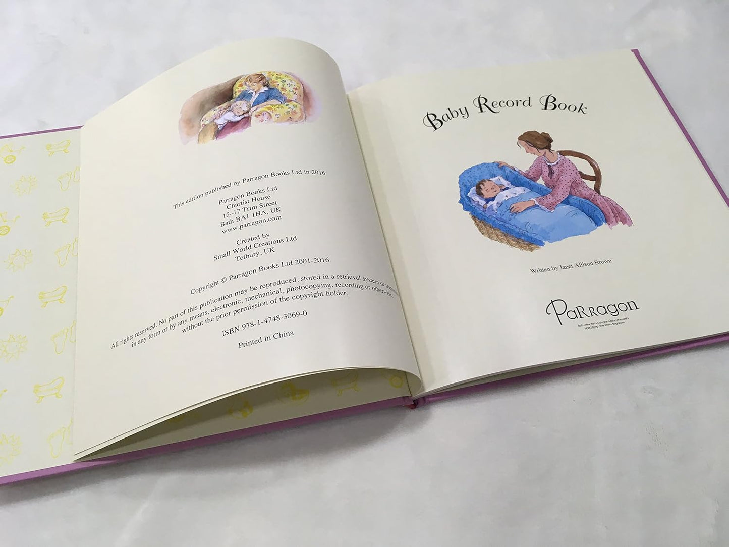 Baby Record Book – Nursery Rhymes Baby Memory Book | Keepsake Album for Newborn Milestones & Memories