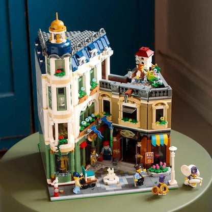LEGO 11371 Icons Shopping Street DIY Model Building Kit - Collectible Building Set for Adults